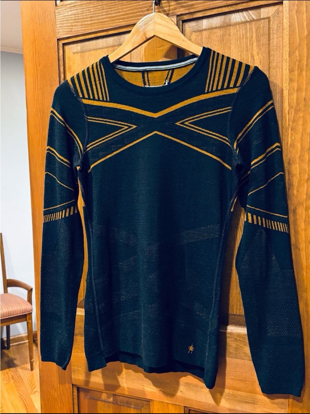SMARTWOOL Intraknit Merino 200 Pattern Crewneck Long Sleeve Thermal